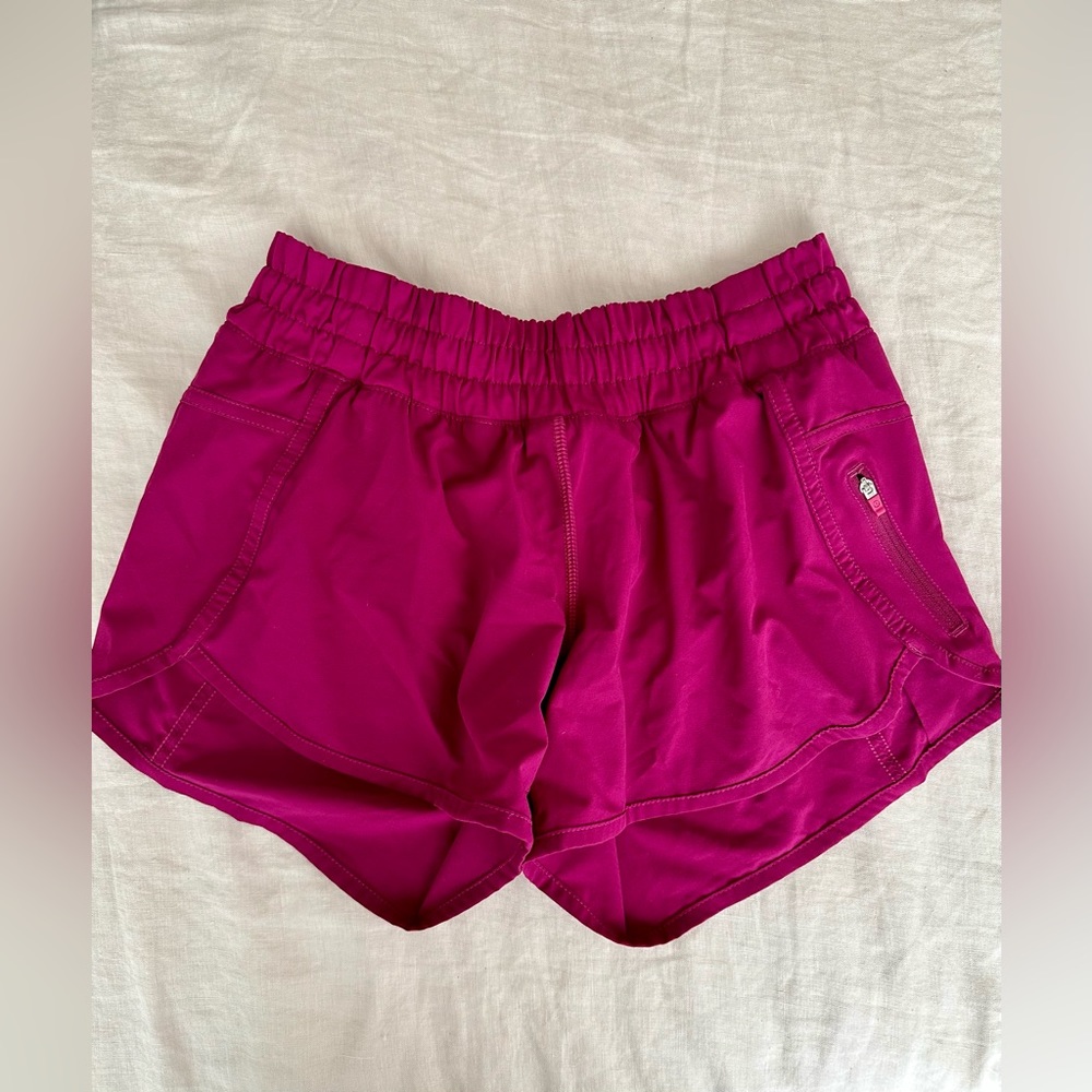 Lululemon Running Shorts- Fuchsia Size 6